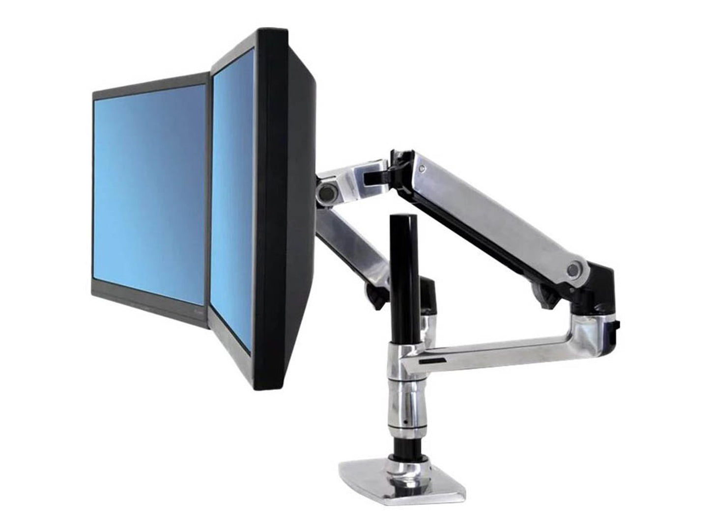 ergotron Monitor-Halterung für 2 Monitore, Tischklemme