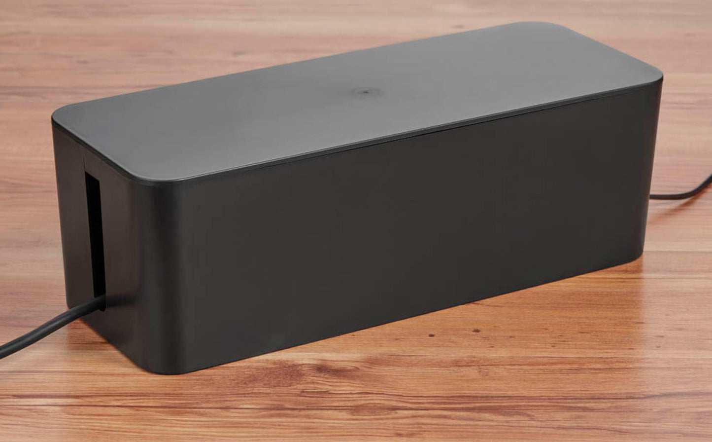 MediaRange Kabelbox m schwarz