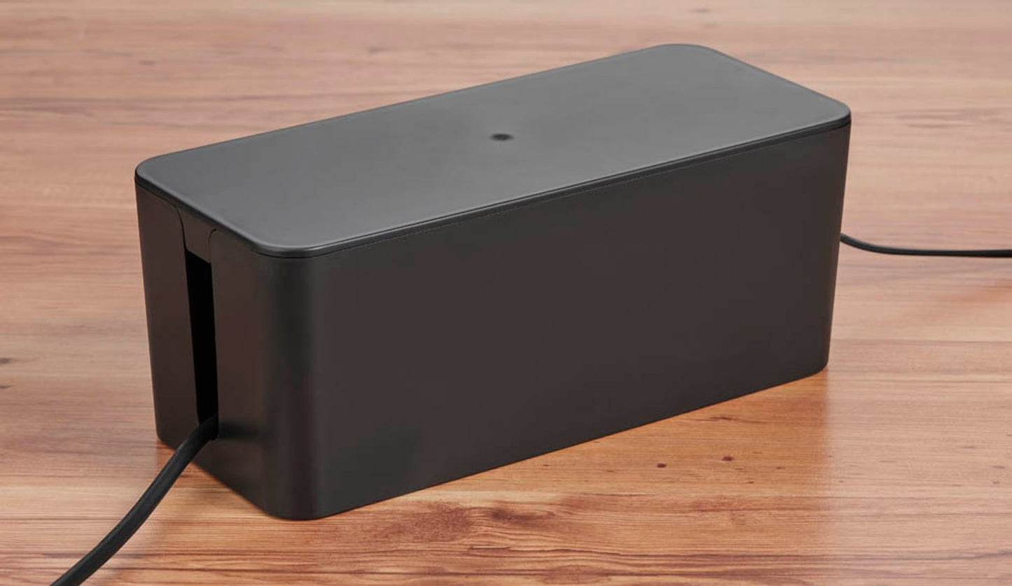 MediaRange Kabelbox m schwarz