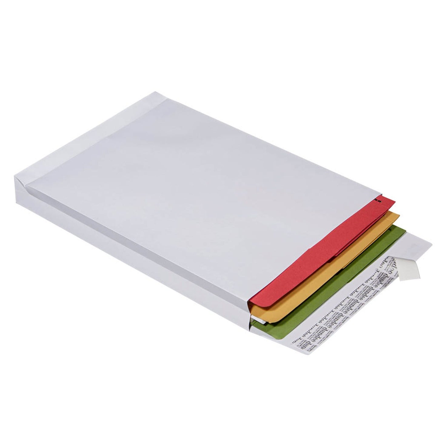 dundee Faltentaschen DIN B4 ohne Fenster weiß mit 4,0 cm Falte | 3752 PR KP | 1 Pack = 10 St.