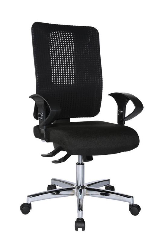 Topstar Bürostuhl Open XT (N), Stoff, Gestell chrom
