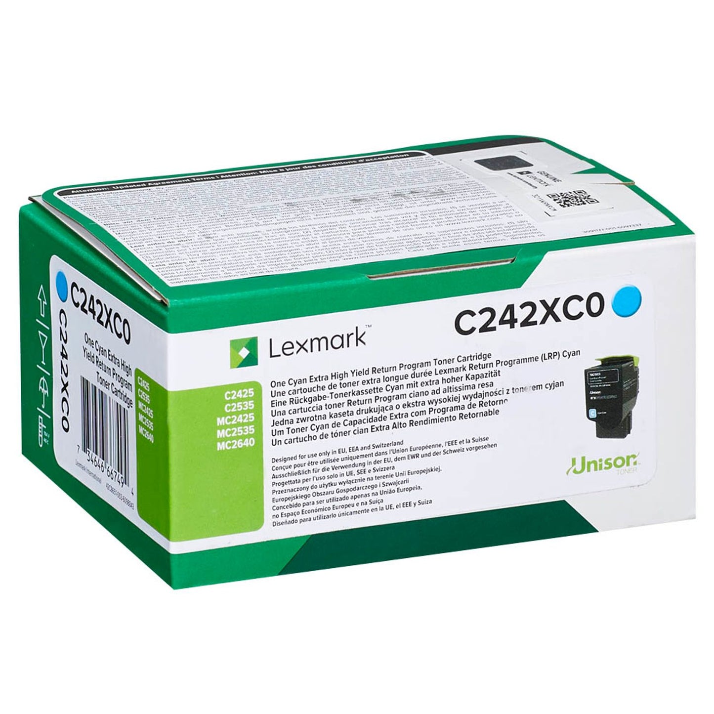 Lexmark cyan Toner | C242XC0