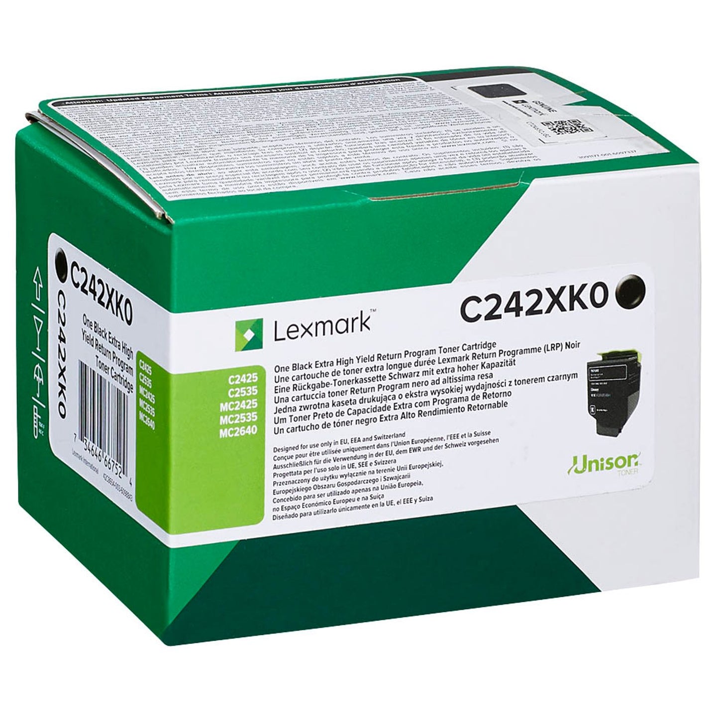 Lexmark schwarz Toner | C242XK0