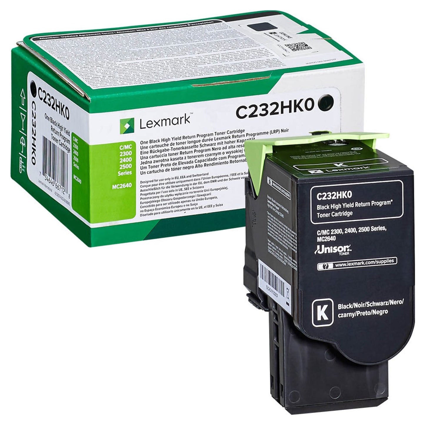 Lexmark schwarz Toner | C232HK0