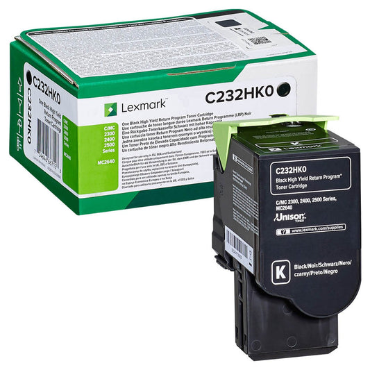 Lexmark schwarz Toner | C232HK0