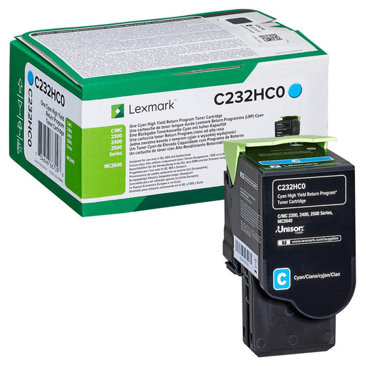 Lexmark cyan Toner | C232HC0