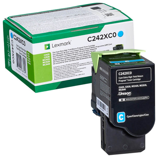 Lexmark cyan Toner | C242XC0