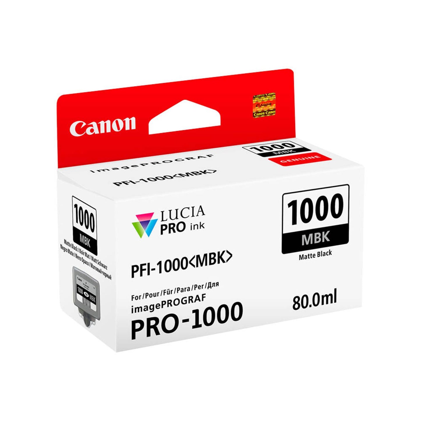 Canon PFI-1000 MBK mattschwarz Druckerpatrone | 0545C001