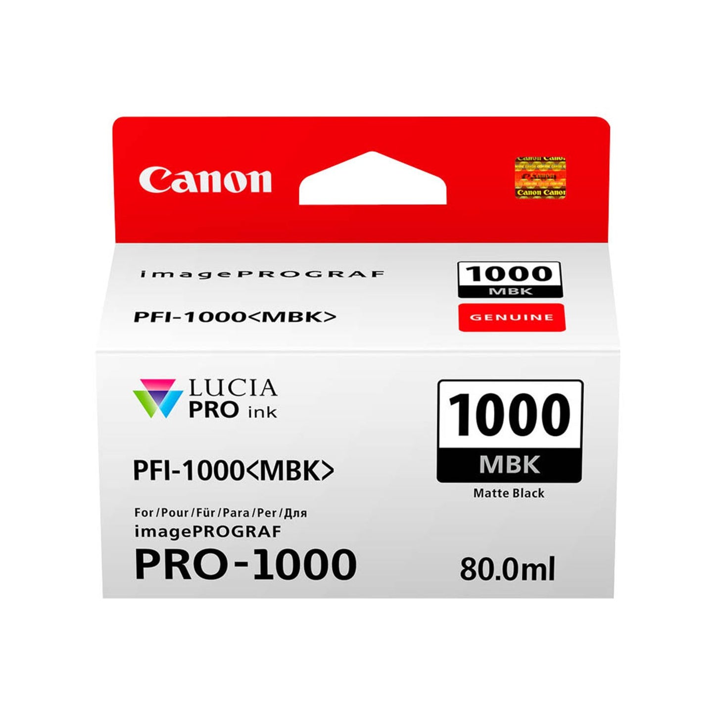 Canon PFI-1000 MBK mattschwarz Druckerpatrone | 0545C001