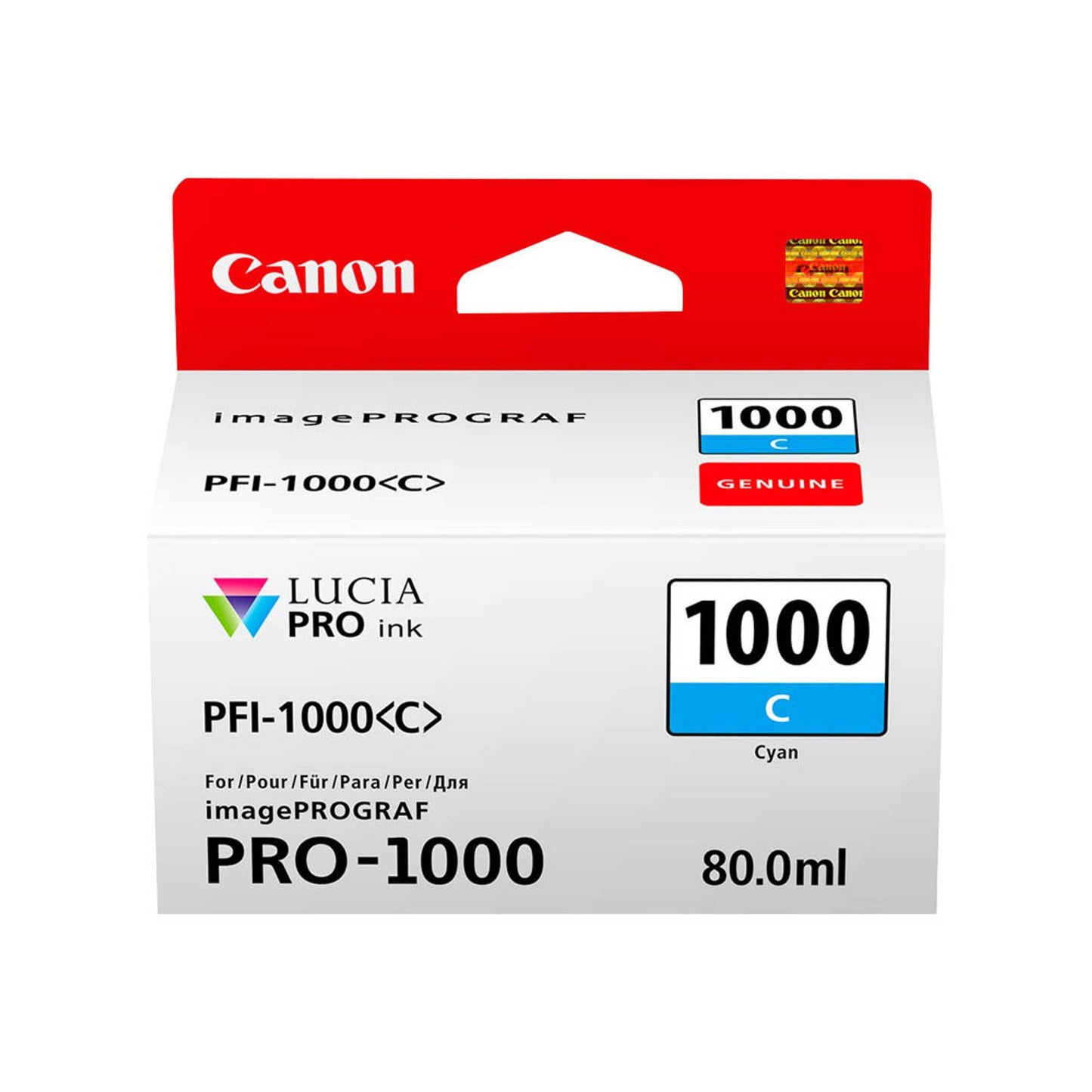 Canon PFI-1000 C cyan Druckerpatrone | 0547C001