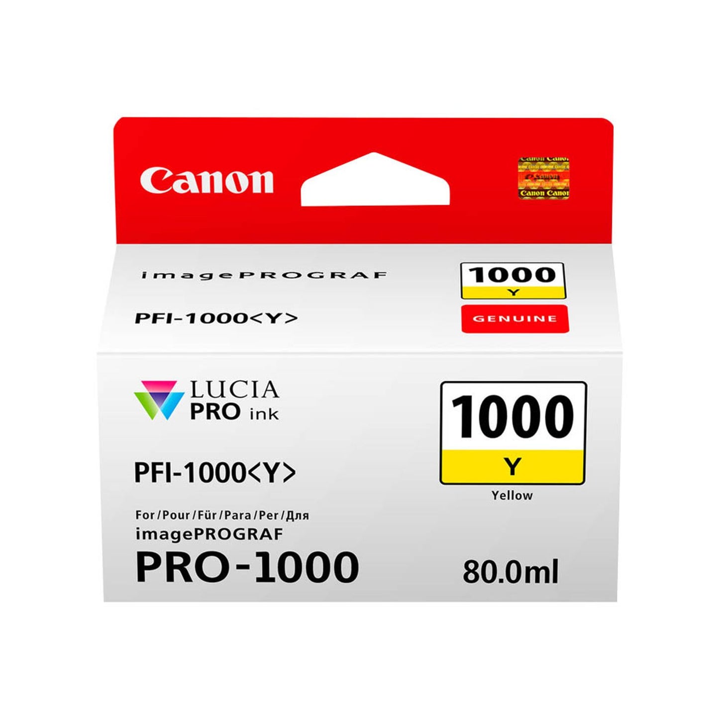 Canon PFI-1000 Y gelb Druckerpatrone | 0549C001