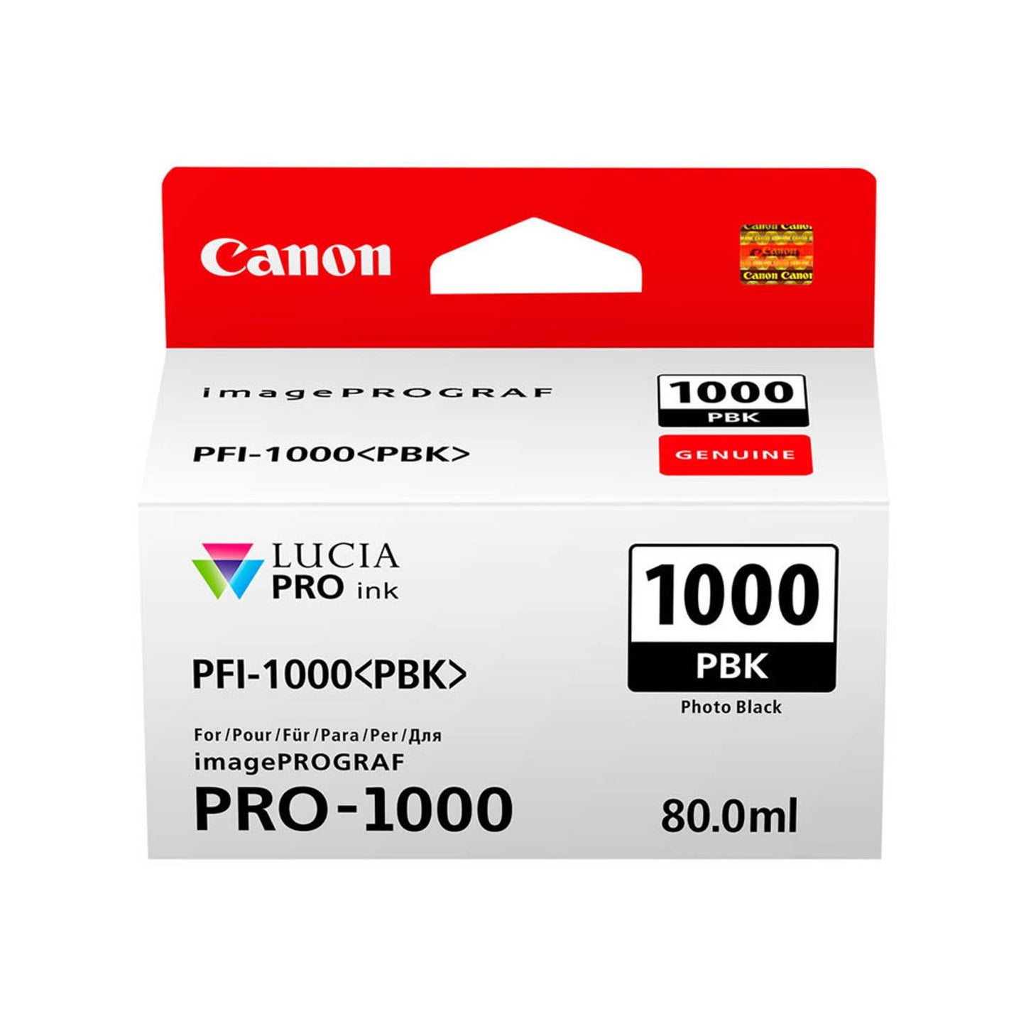 Canon PFI-1000 PBK Foto schwarz Druckerpatrone | 0546C001