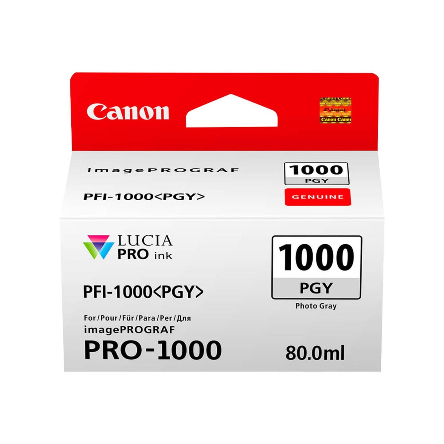 Canon PFI-1000 PGY Foto grau Druckerpatrone | 0553C001
