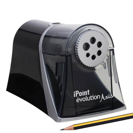 WESTCOTT elektrischer Anspitzer iPoint évolution Axis schwarz | E-15509 00