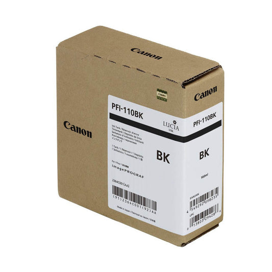 Canon PFI-110 BK schwarz Druckerpatrone | 2364C001