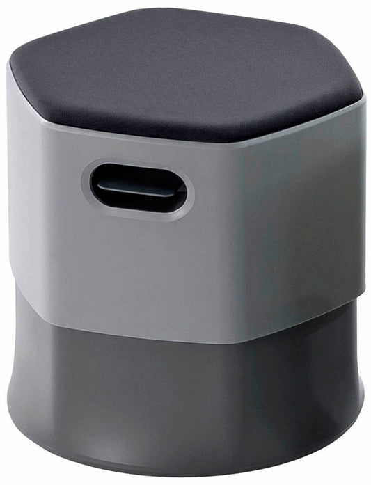 rocada Hocker Soft Seating schwarz, grau