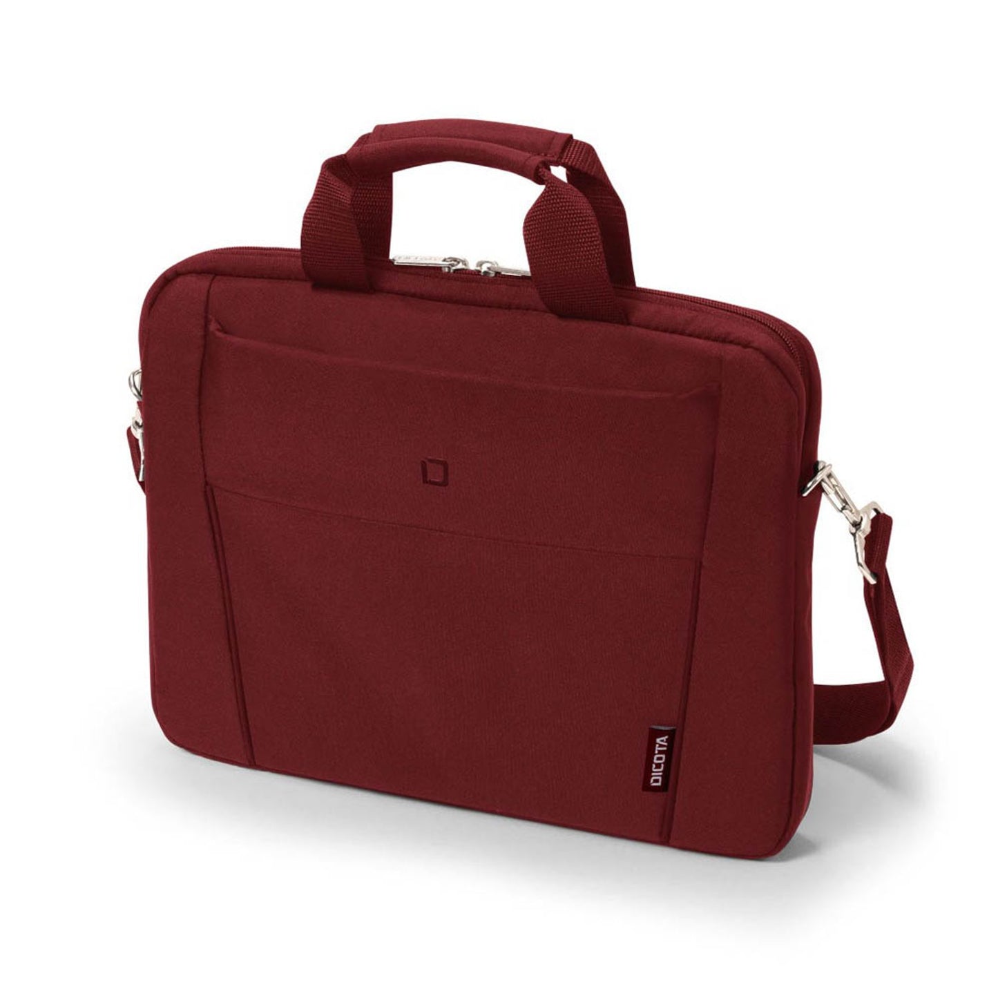 DICOTA Laptoptasche Slim Case BASE Recycling-PET rot bis 35,8 cm (14,1 Zoll) | D31306