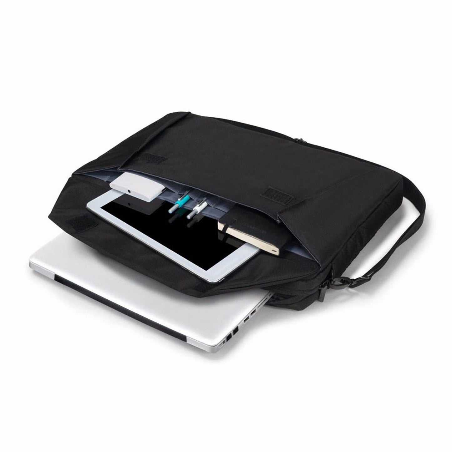 DICOTA Laptoptasche Slim Case EDGE Recycling-PET schwarz bis 39,6 cm (15,6 Zoll) | D31209