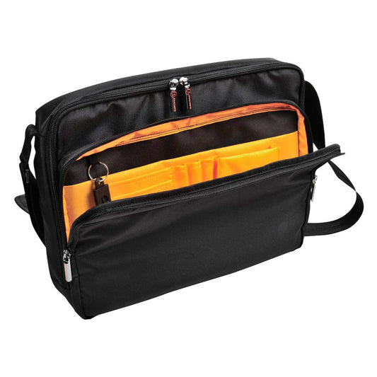 Exacompta Laptoptasche Exactive Kunstfaser schwarz, orange bis 35,6 cm (14 Zoll) | 17234E