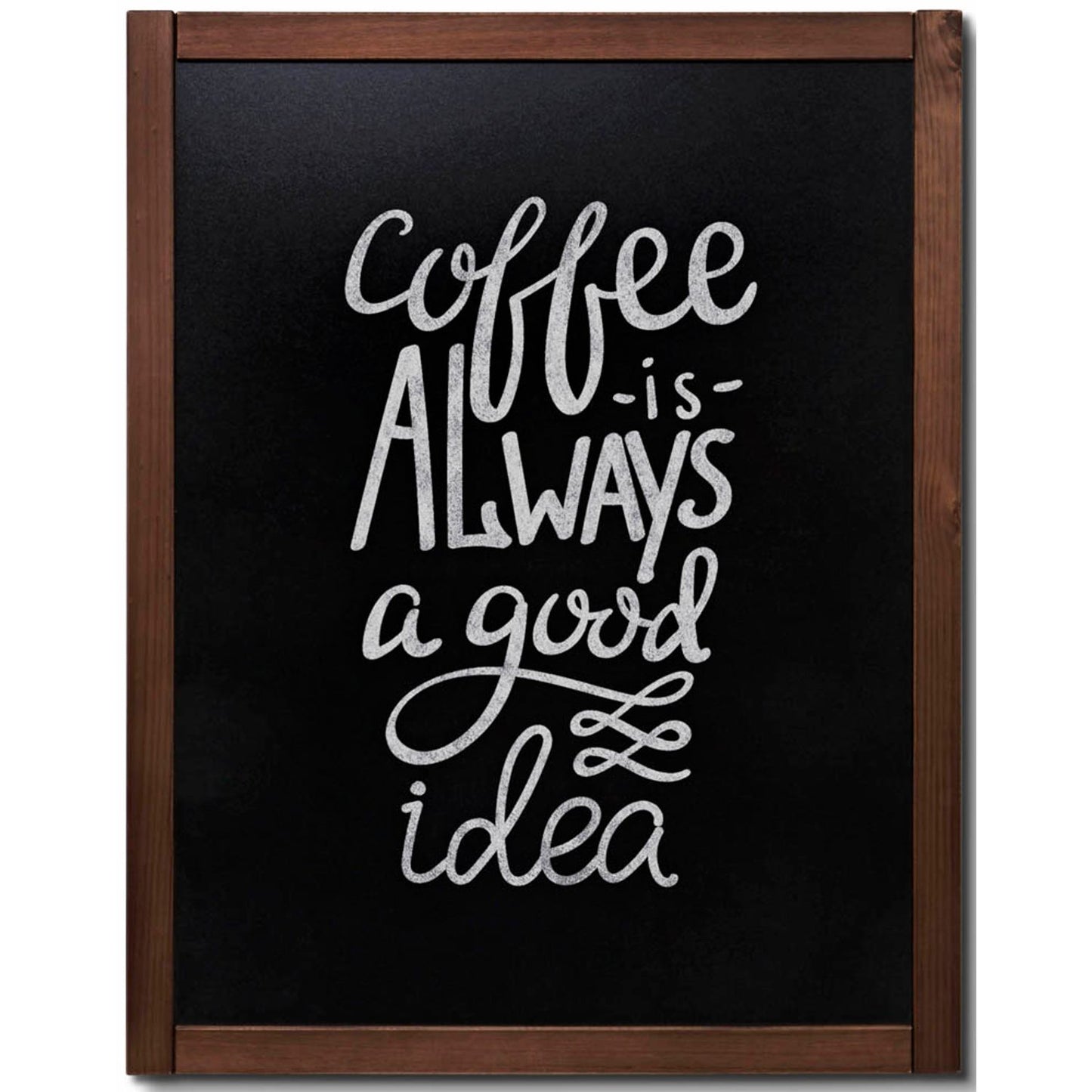 Showdown® Displays Kreidetafel Natura 70,0 x 90,0 cm Dark Wood | CHBEBR70X90