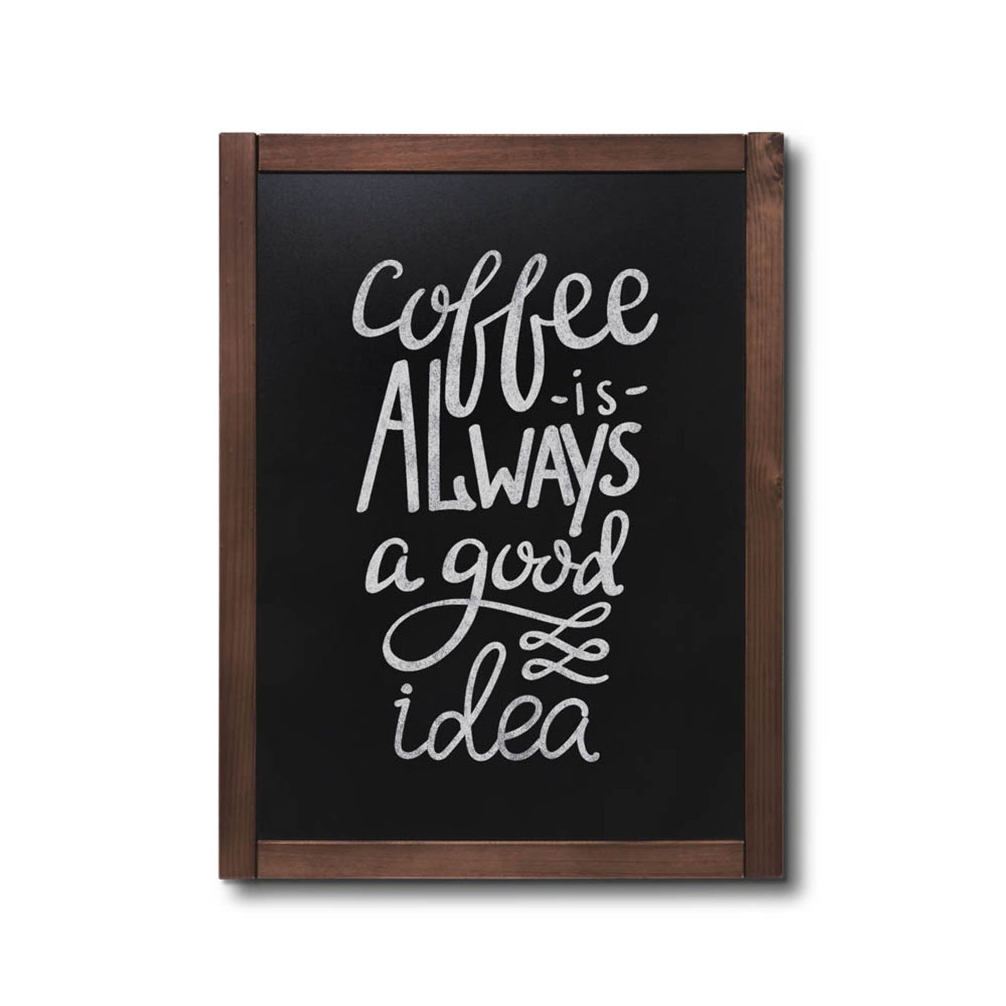 Showdown® Displays Kreidetafel Natura 60,0 x 80,0 cm Dark Wood | CHBEBR60X80