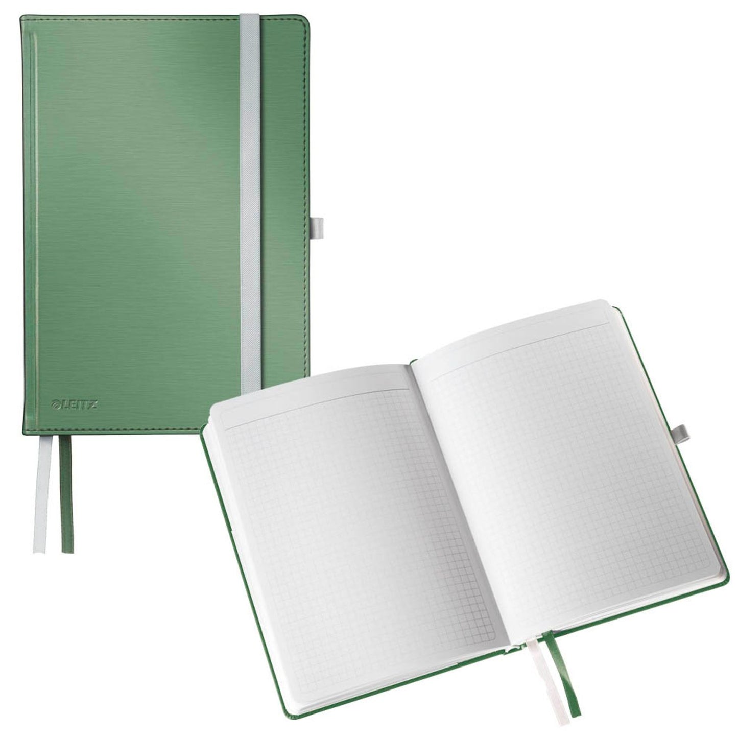 LEITZ Notizbuch Style DIN A5 kariert, Hardcover 160 Seiten