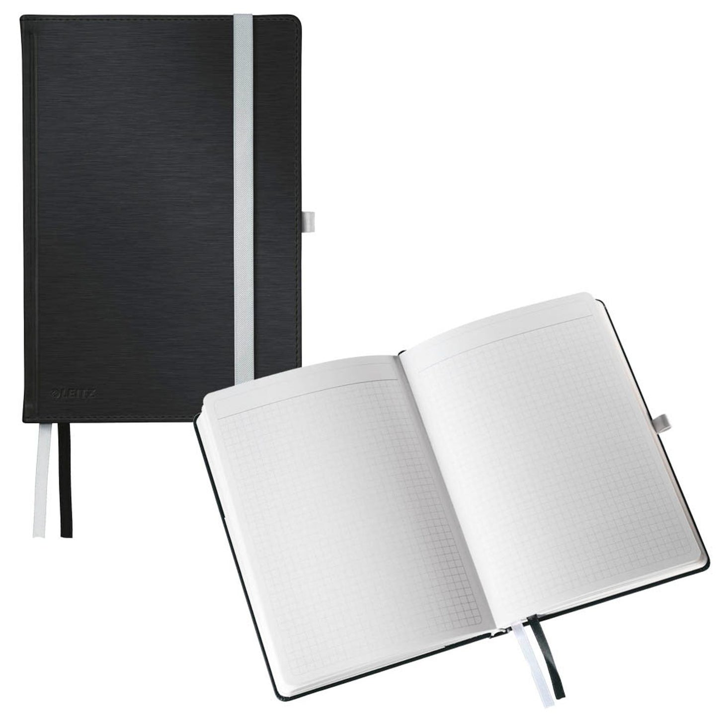 LEITZ Notizbuch Style DIN A5 kariert, Hardcover 160 Seiten