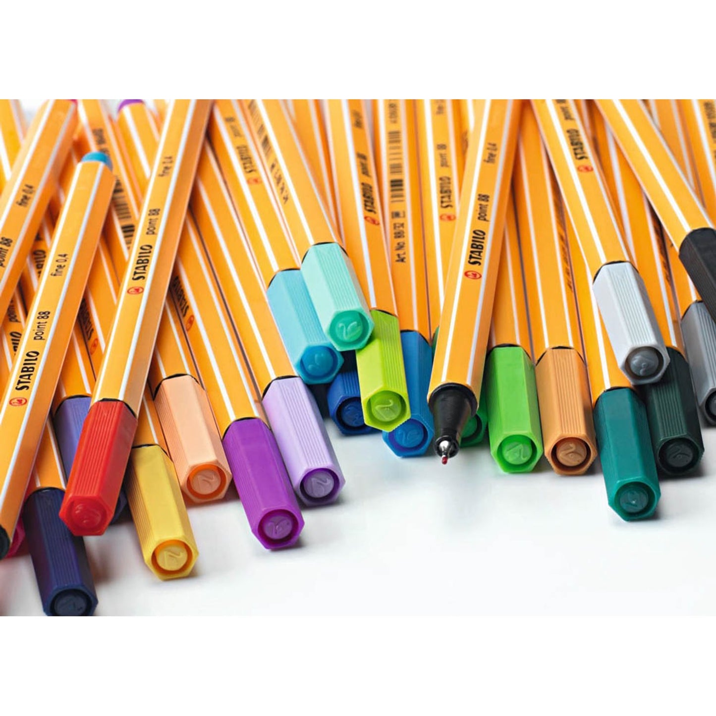 STABILO point 88 Zebrui Fineliner farbsortiert 0,4 mm | 8820-02 | 1 Pack = 20 St.