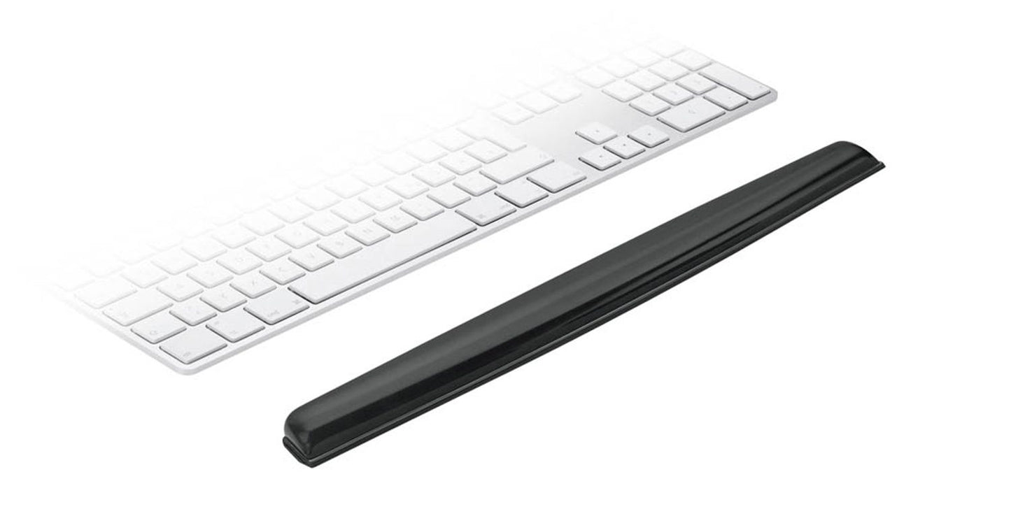 Fellowes mit Handgelenkauflage Crystals Gel schwarz