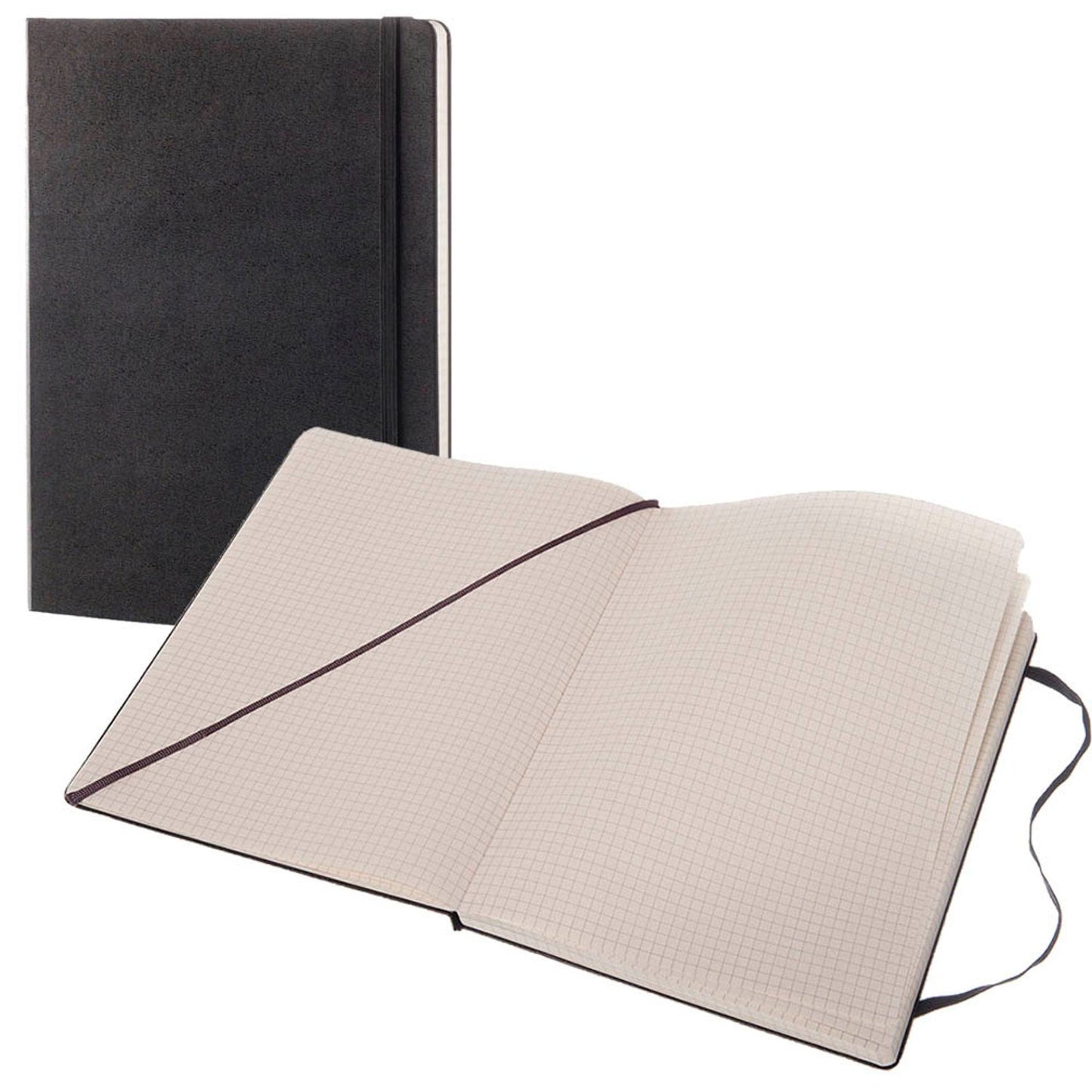 MOLESKINE Notizbuch Classic Collection fester Einband ca. DIN A4, schwarz Hardcover 192 Seiten