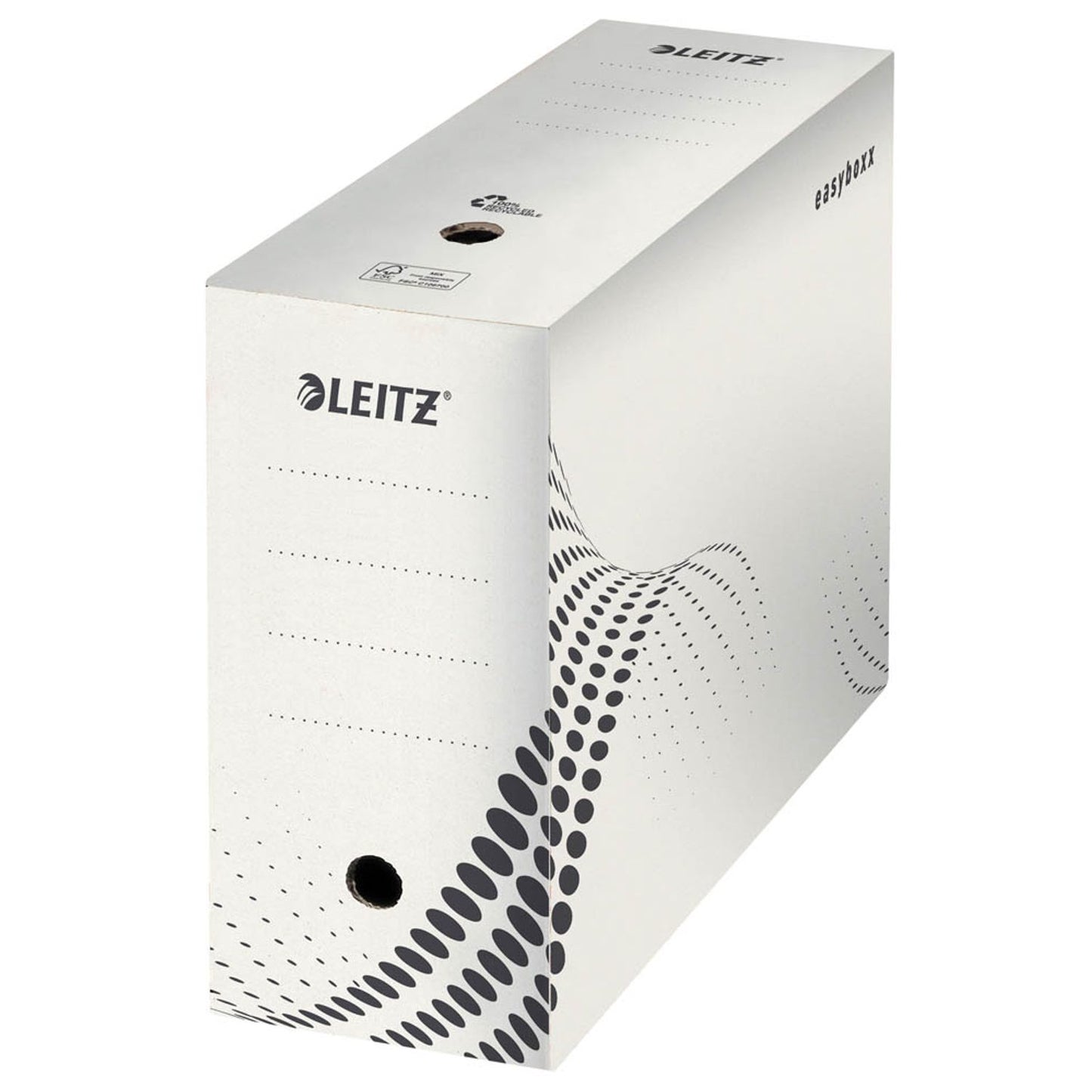 LEITZ Archivboxen easyboxx weiß 15,0 x 35,0 x 25,0 cm | 296997 | 1 Pack = 25 St.
