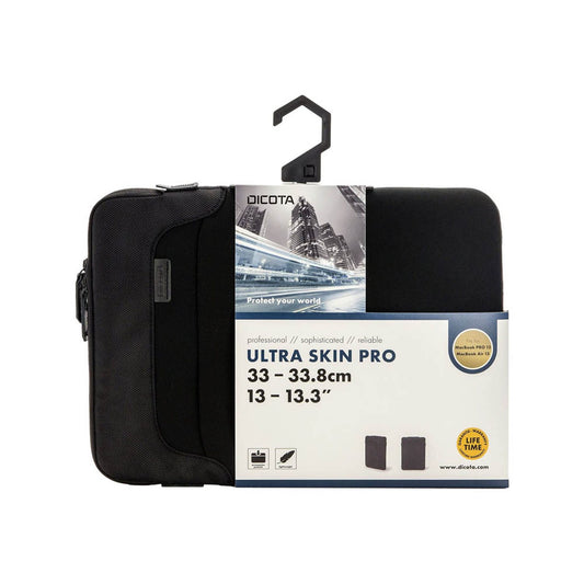 DICOTA Laptoptasche Ultra Skin Pro Recycling-PET schwarz bis 33,8 cm (13,3 Zoll) | D31097