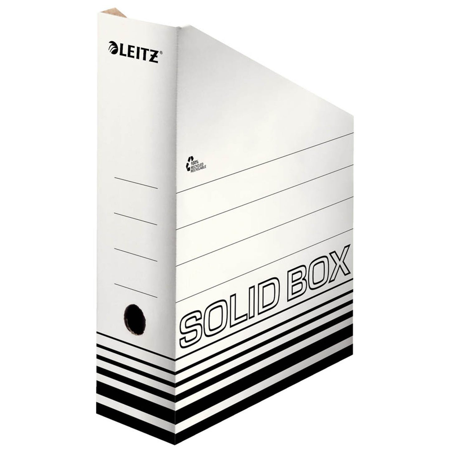 LEITZ Archiv-Stehsammler Solid weiß | 46070001 | 1 Pack = 10 St.