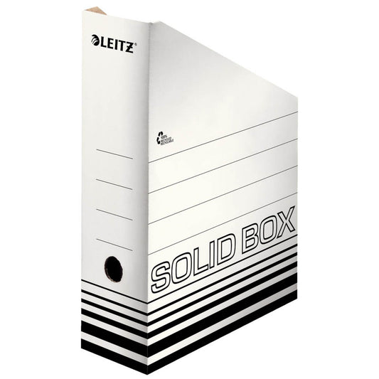 LEITZ Archiv-Stehsammler Solid weiß | 46070001 | 1 Pack = 10 St.