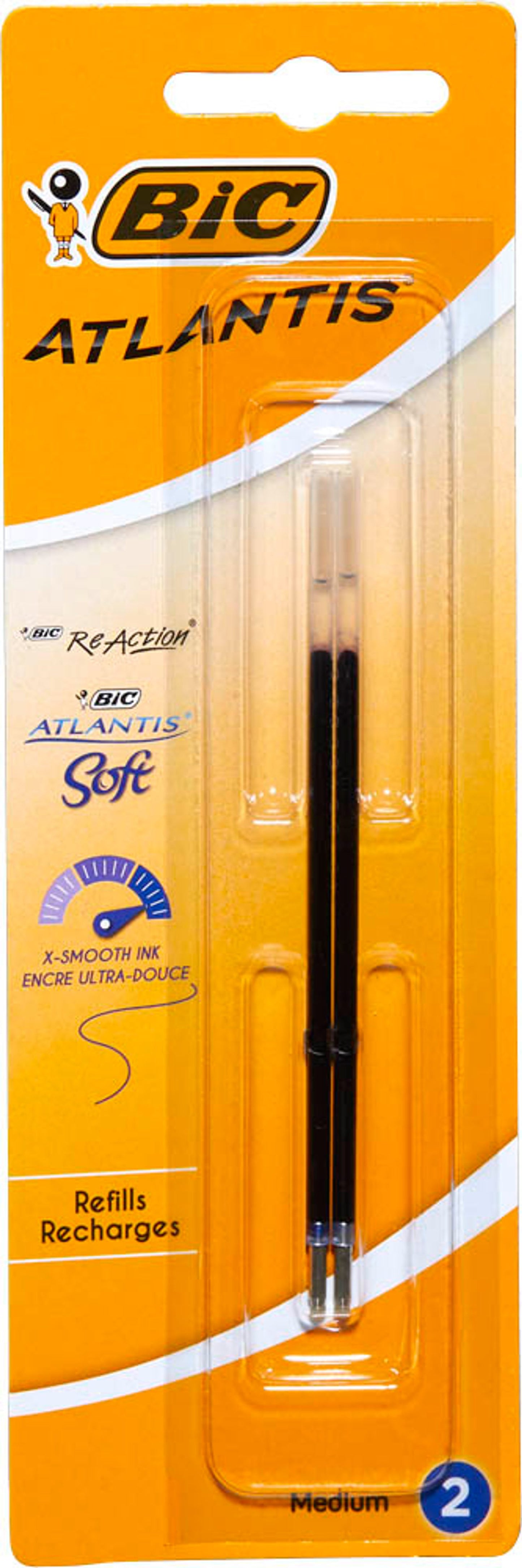 BIC X-Smooth Kugelschreiberminen M, 2 St.