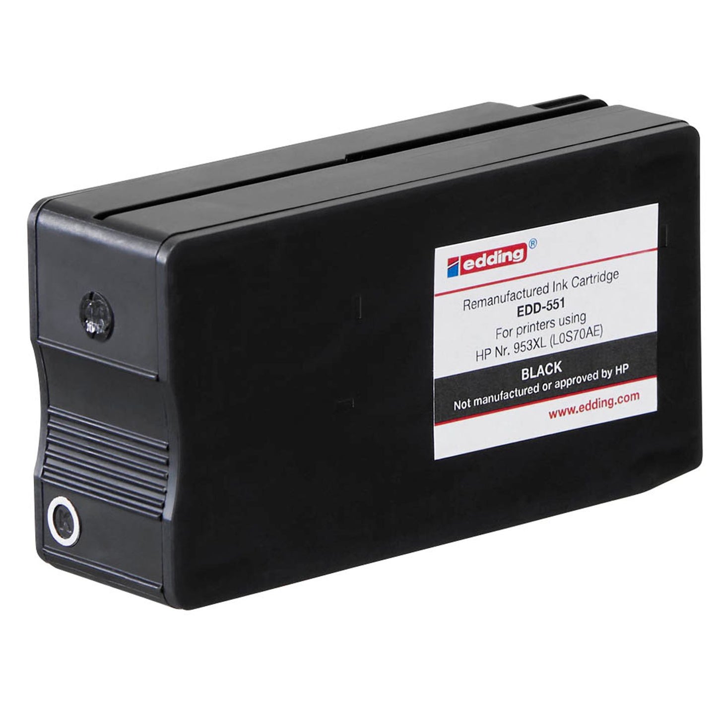 edding EDD-551 schwarz Druckerpatrone kompatibel zu HP 953XL (L0S70AE) | 18-551