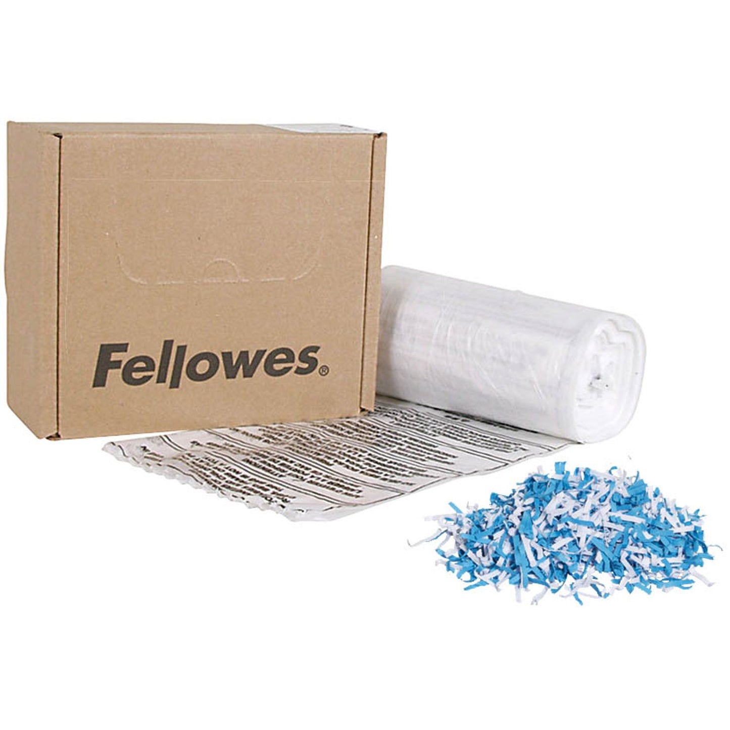 Fellowes Müllbeutel für Aktenvernichter 28,0 l | 36052 | 1 Pack = 100 St.