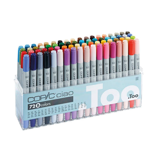 COPIC® Ciao B Layoutmarker-Set farbsortiert 1,0 + 6,0 mm | 22075161 | 1 Pack = 72 St.