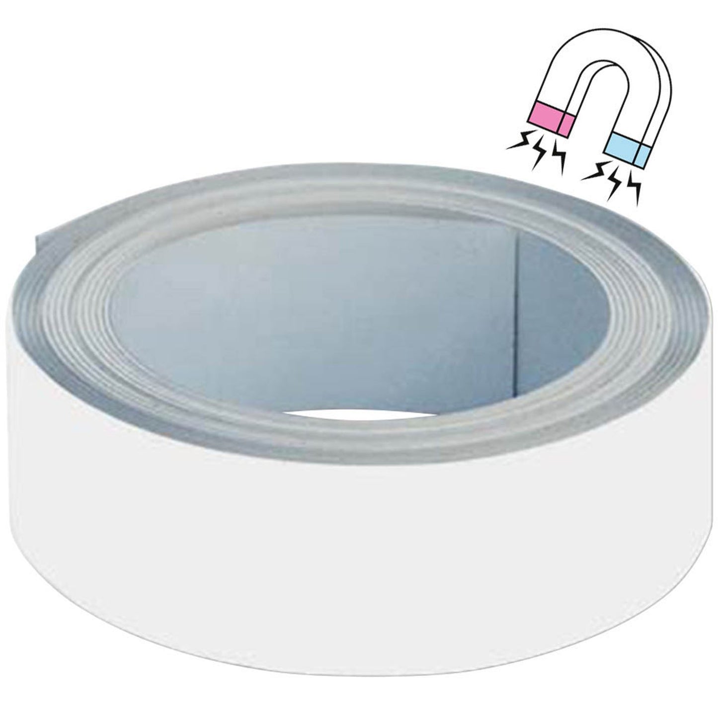 MAUL Magnetband selbstklebend weiß