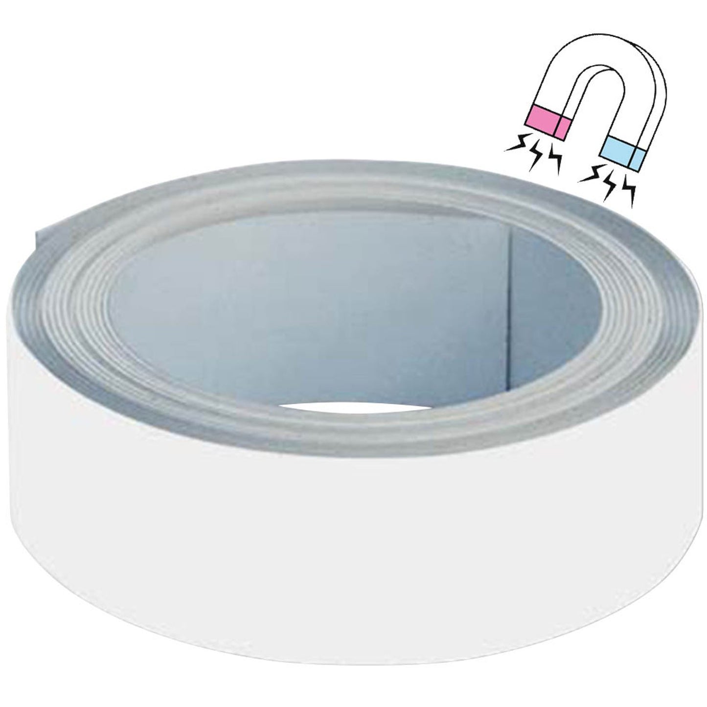 MAUL Magnetband selbstklebend weiß