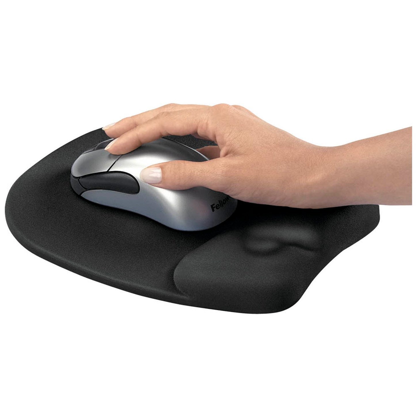 Fellowes Mousepad mit Handgelenkauflage Memory Foam schwarz | 9176501