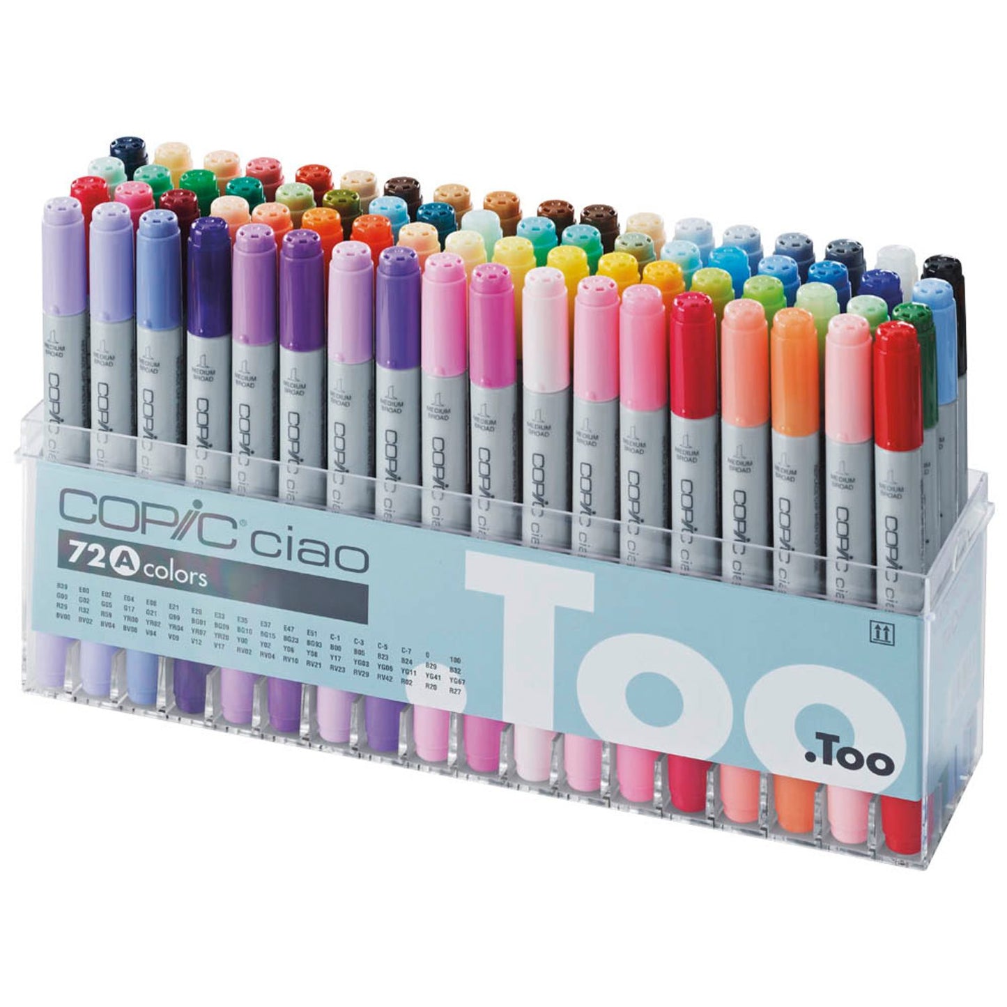 COPIC® Ciao A Layoutmarker-Set farbsortiert 1,0 + 6,0 mm | 22075160 | 1 Pack = 72 St.