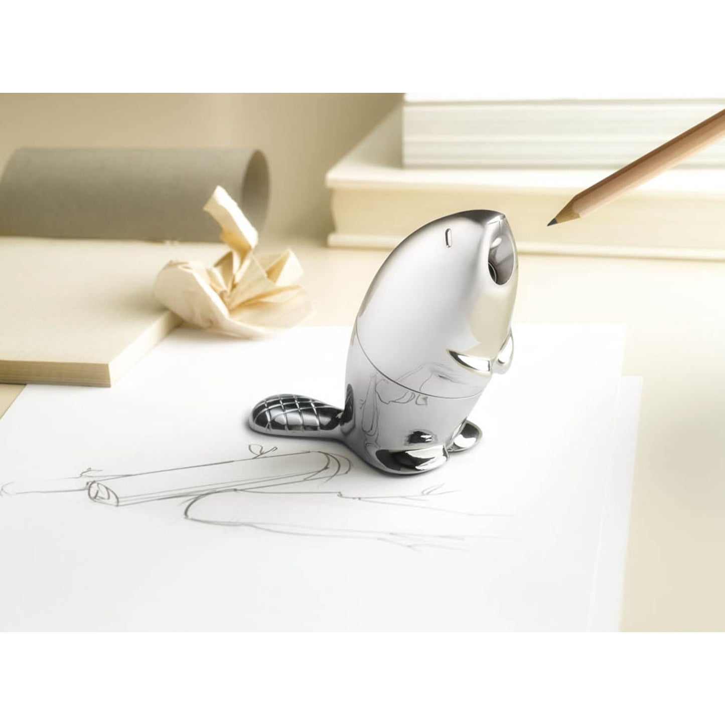 ALESSI Dosenspitzer Kastor silber | 11454