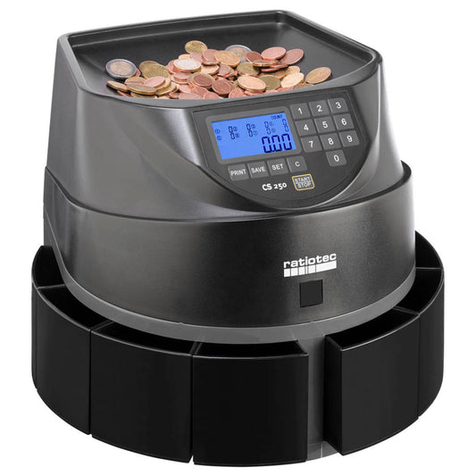 ratiotec Münzzähl- und Sortiermaschine CS 250 | 946344