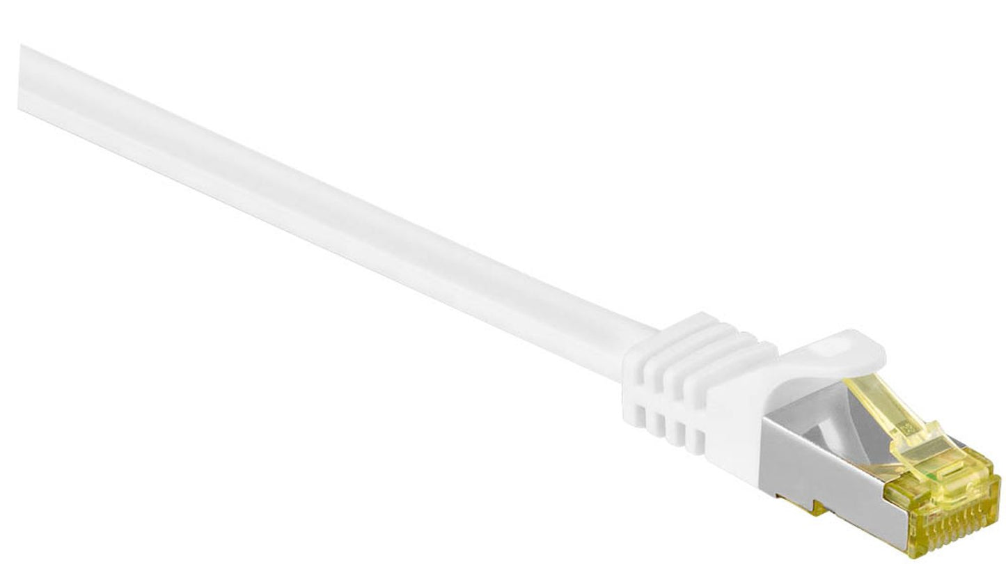 goobay RJ-45 Netzwerkkabel weiß bis zu 10,00 Gbit/Sek. bis zu 500 MHz, 1 St.