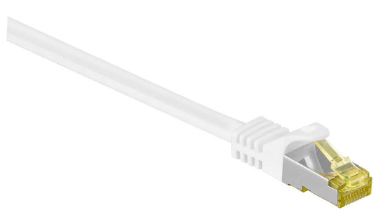 goobay RJ-45 Netzwerkkabel weiß bis zu 10,00 Gbit/Sek. bis zu 500 MHz, 1 St.