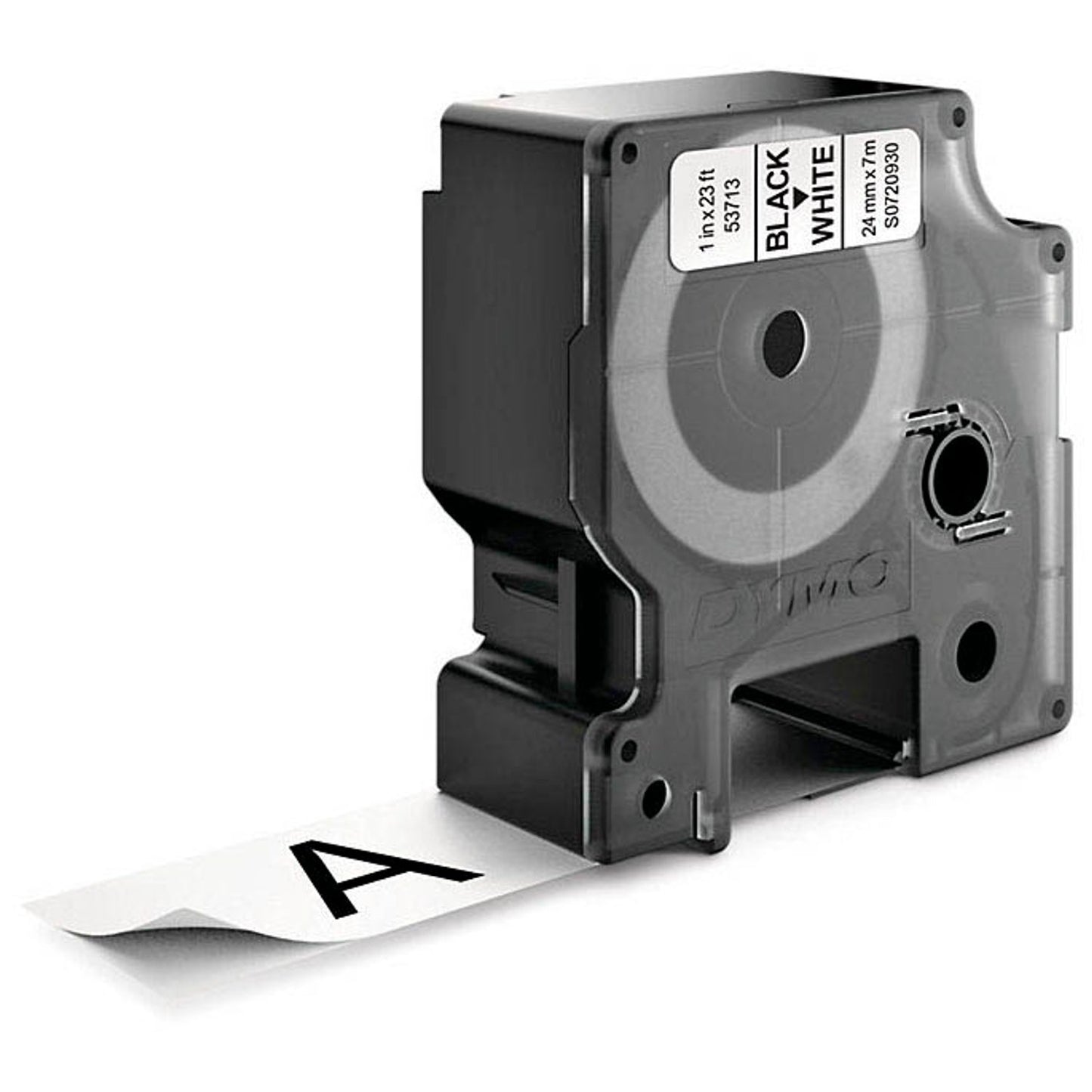 DYMO Schriftband D1 53713 , 24 mm schwarz auf weiß | S0720930