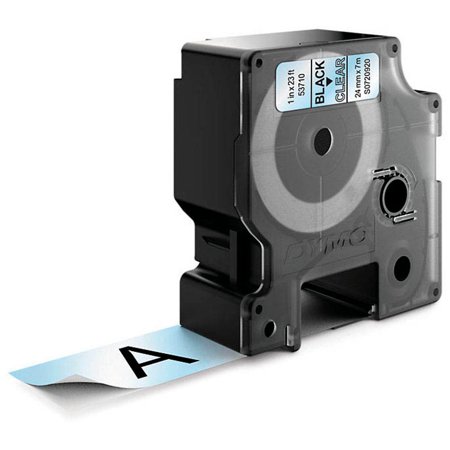 DYMO Schriftband D1 53710 , 24 mm schwarz auf transparent | S0720920