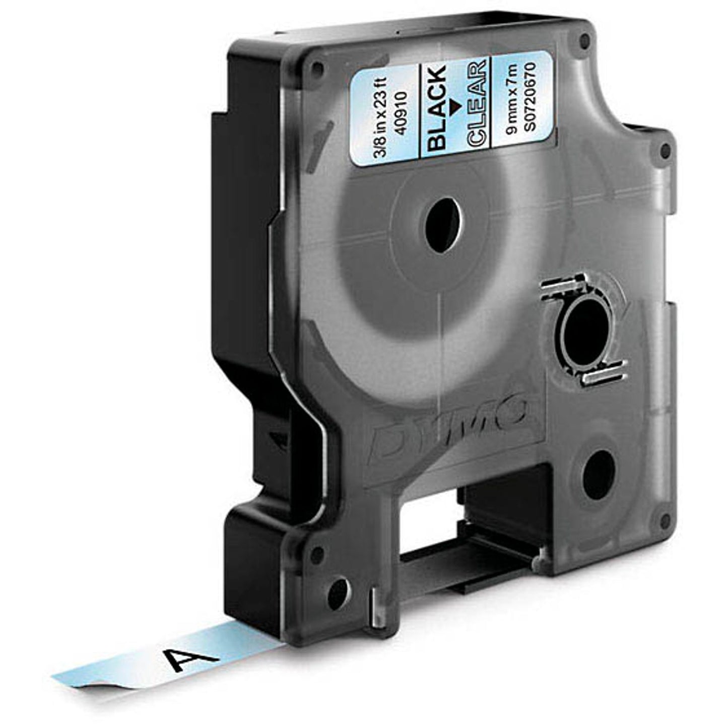 DYMO Schriftband D1 40910 , 9 mm schwarz auf transparent | S0720670