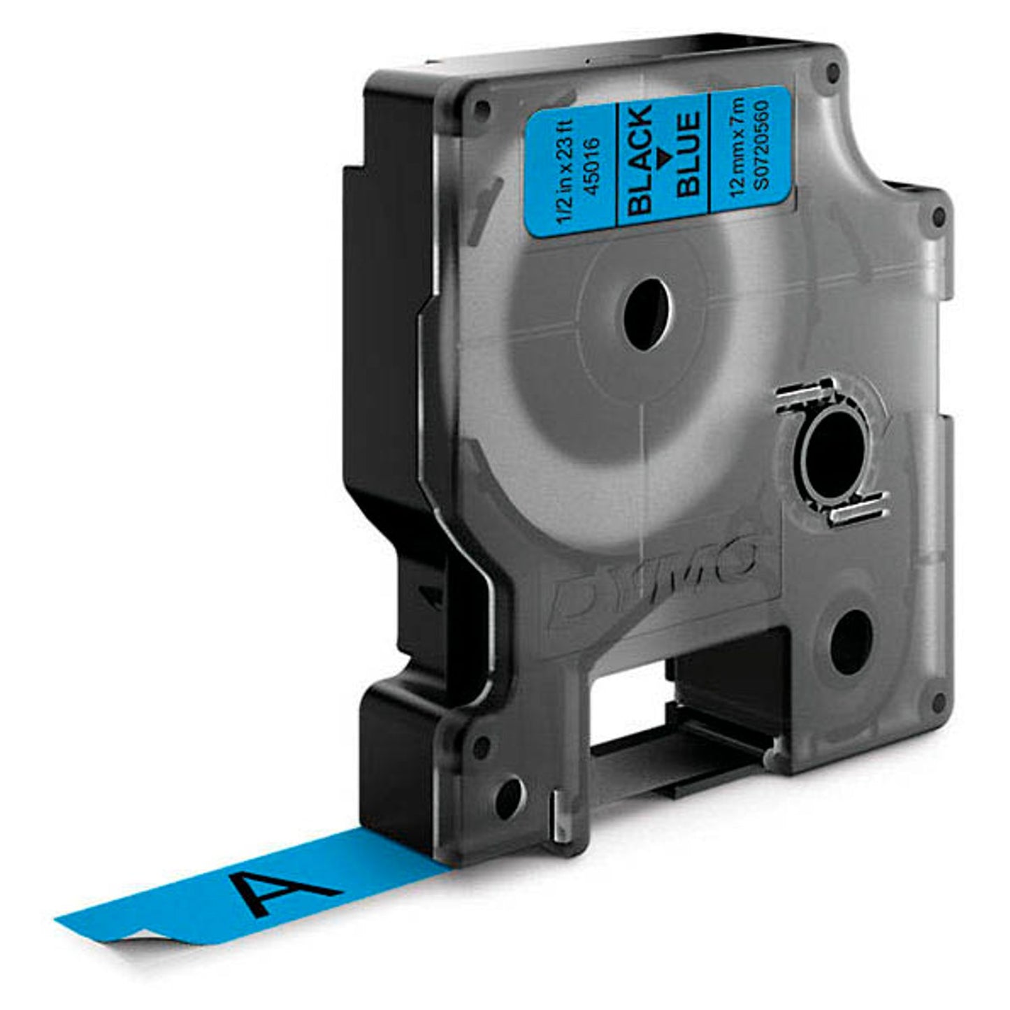 DYMO Schriftband D1 45016 , 12 mm schwarz auf blau | S0720560